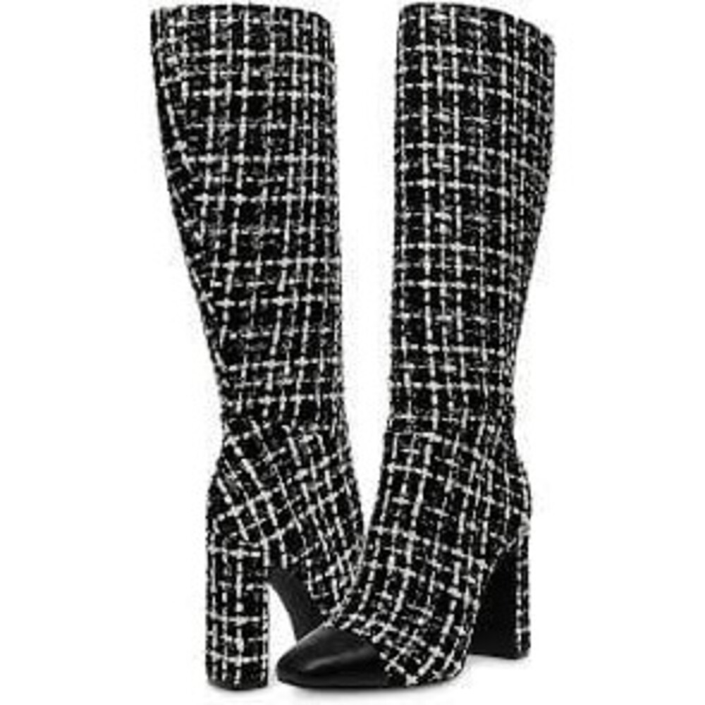 Steve Madden Ally-C Boucle Cap Toe Tall Boots Wide Calf 6.5 - Picture 7 of 7